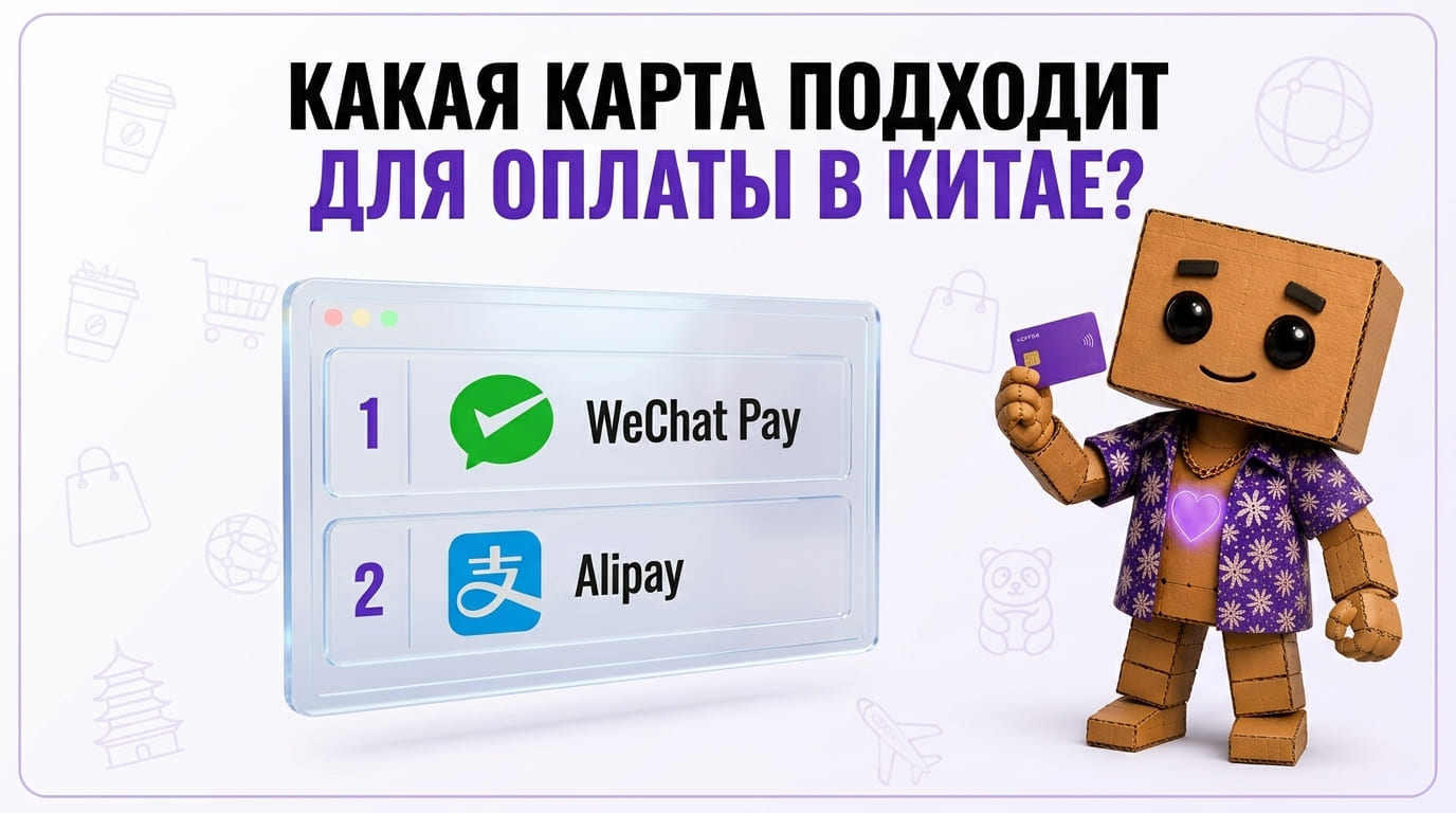 Какую карту оформить для оплаты в Китае: рабочий вариант в 2026