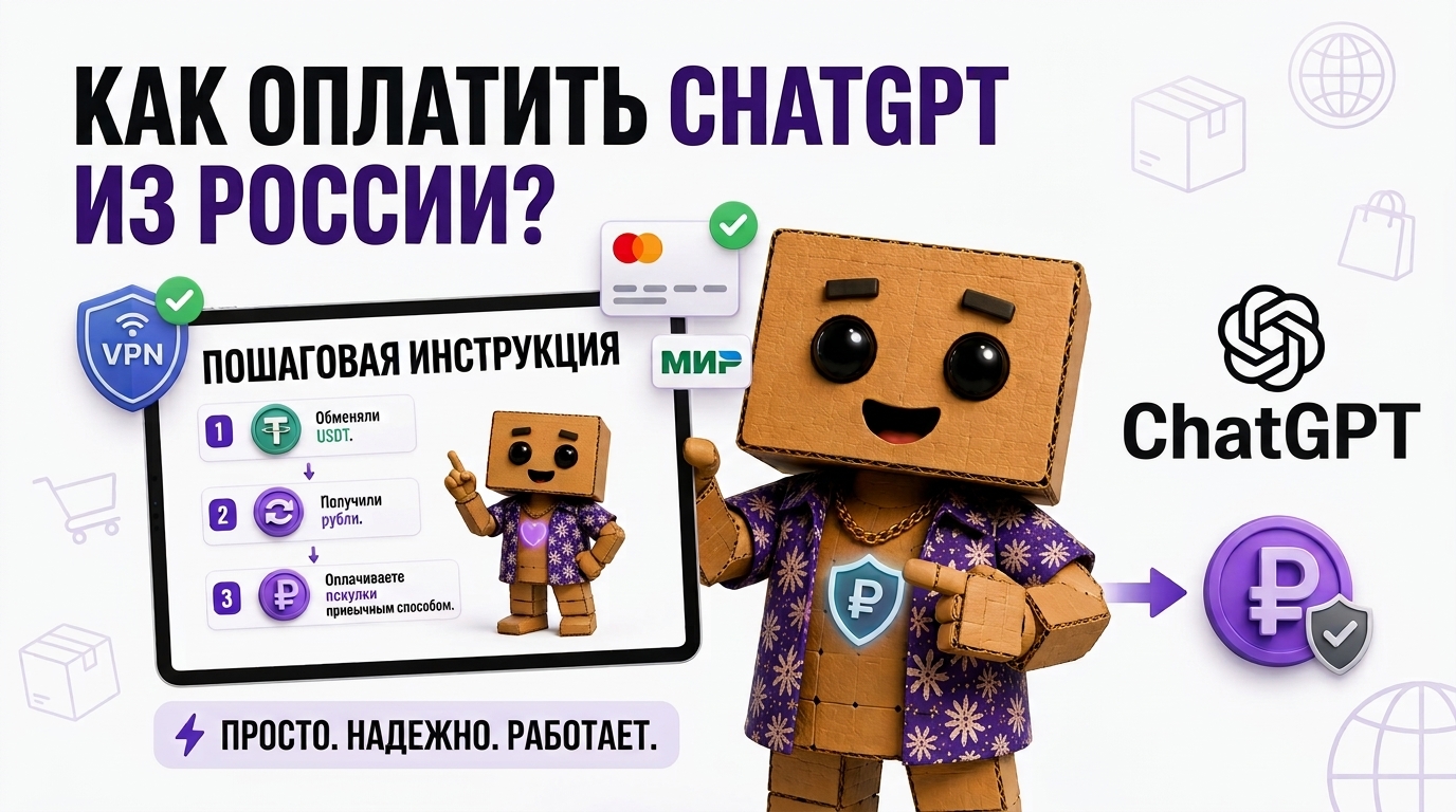 Как оплатить ChatGPT из России: рабочий способ оплаты подписки в 2026