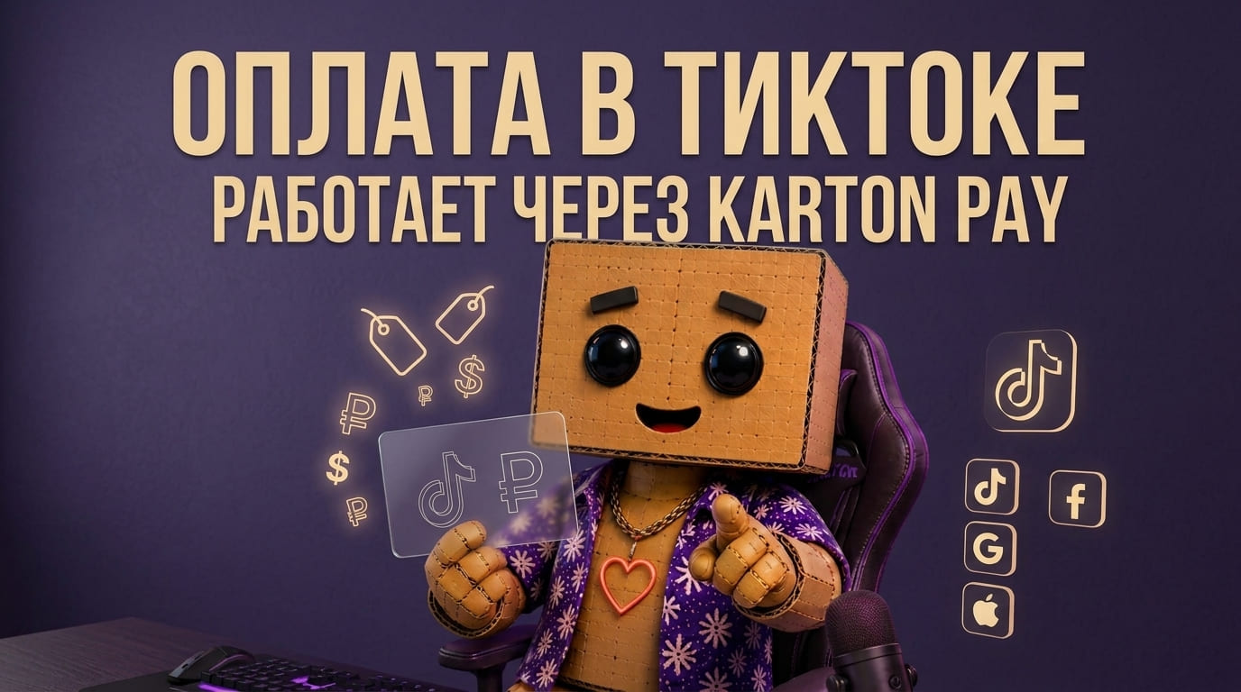 Как пополнить TikTok из России в 2026 году