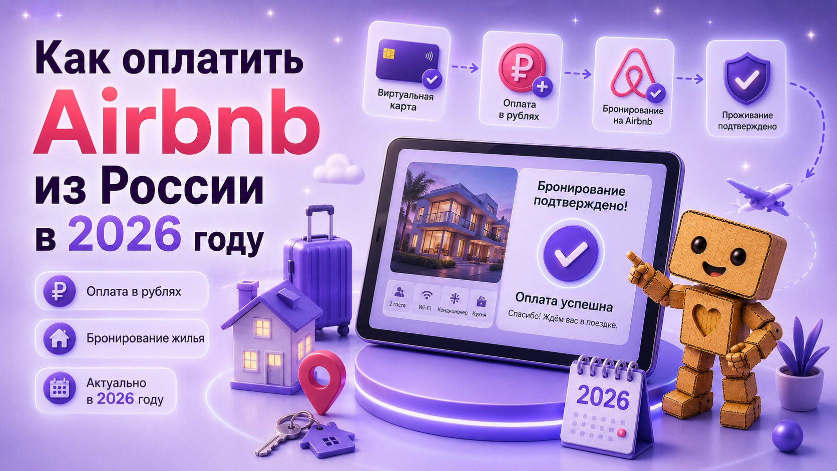 Как оплатить Airbnb из России в 2026 году