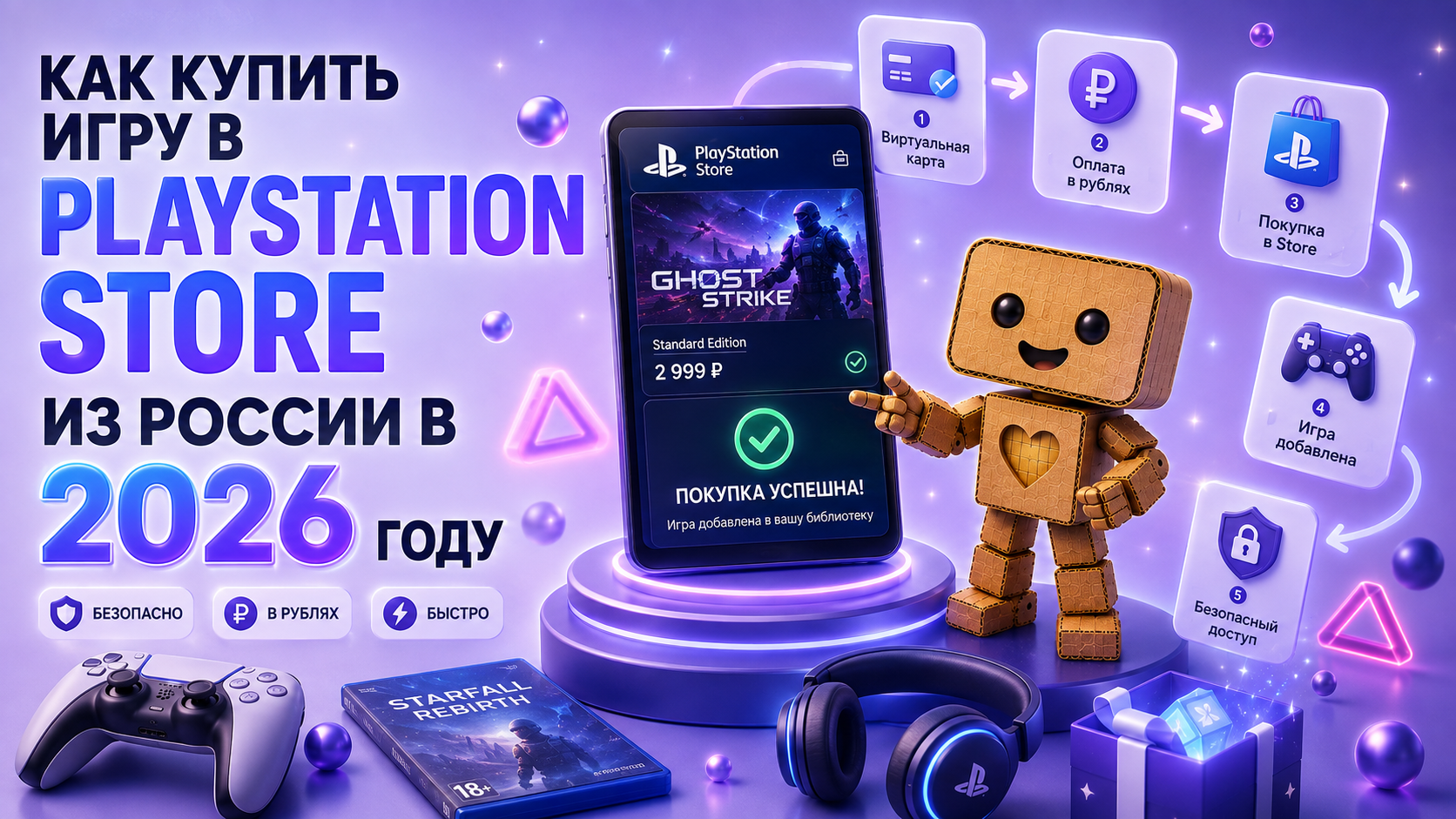 Как купить игру в PlayStation Store из России в 2026 году