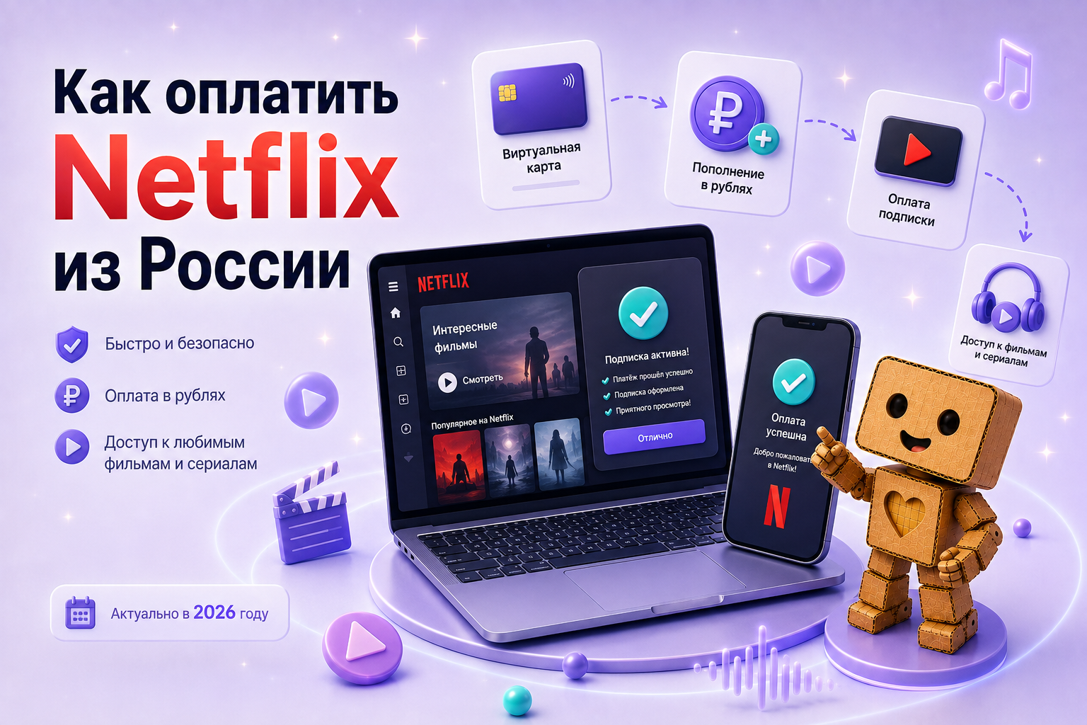 Как оплатить Netflix из России