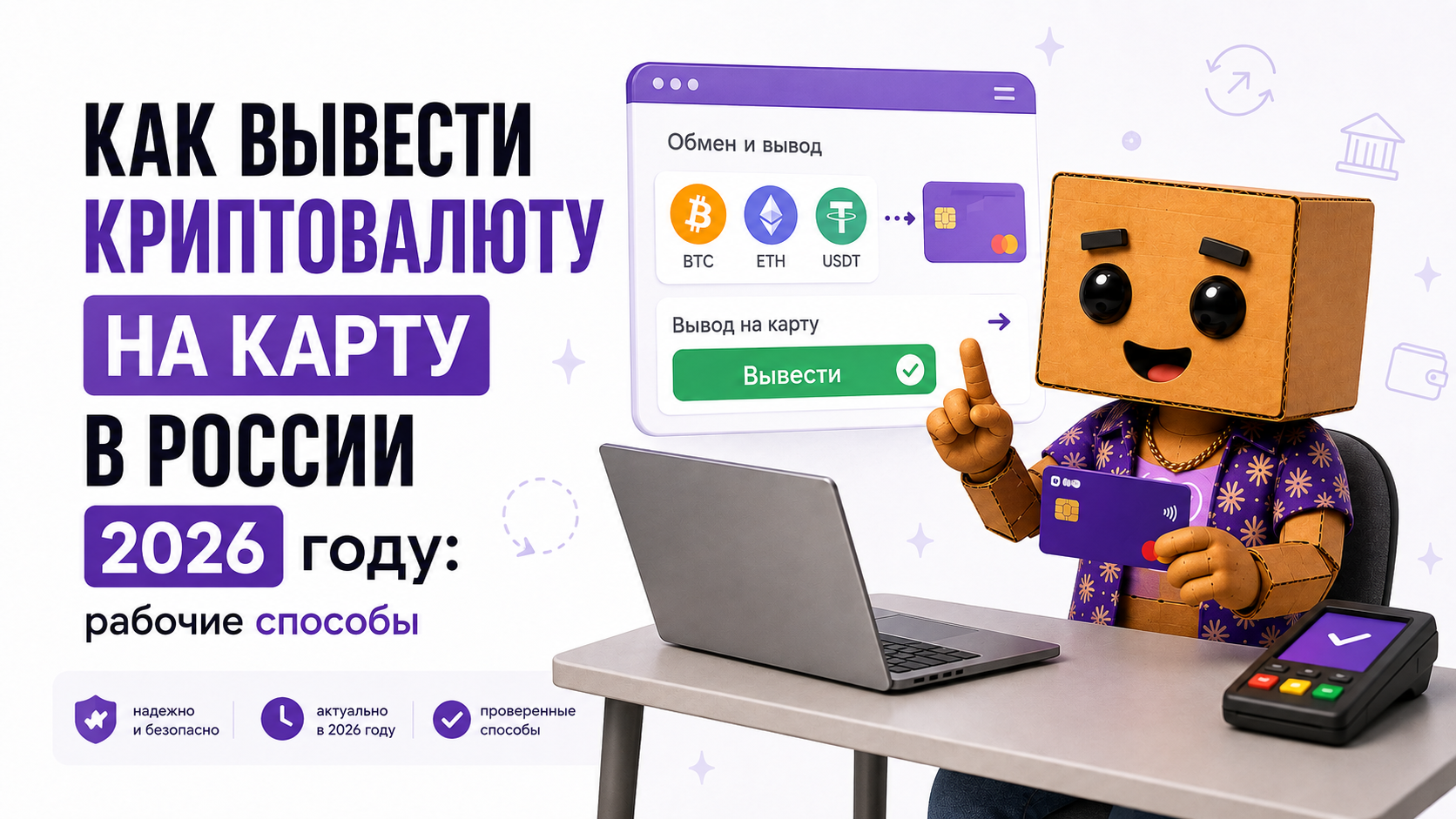 Как вывести криптовалюту на карту в России в 2026 году