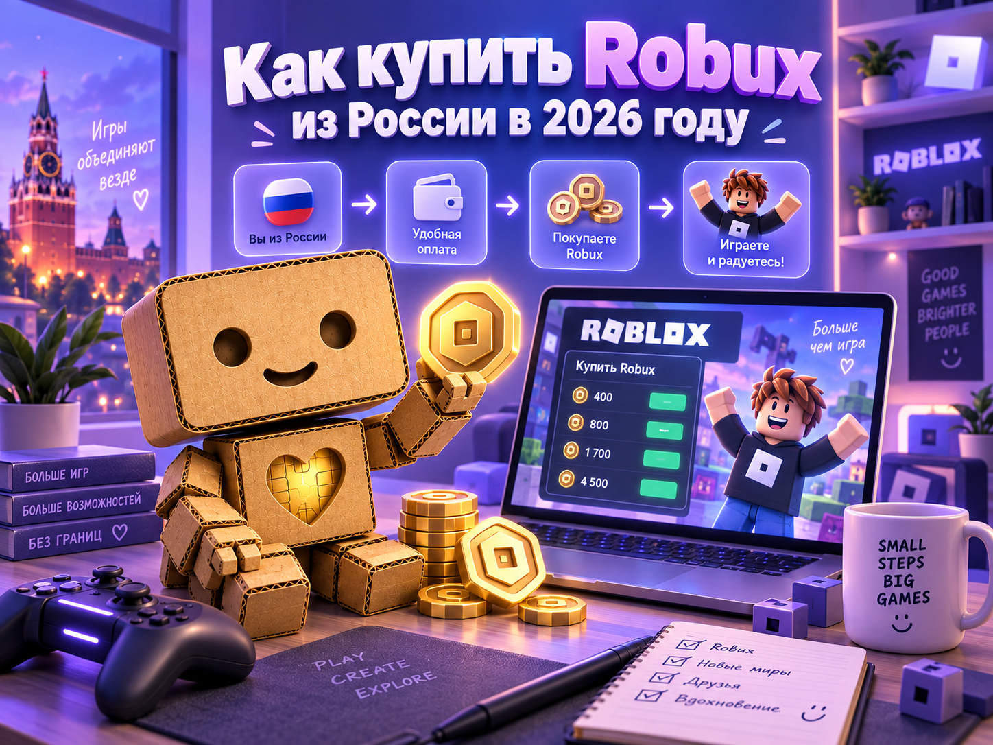 Как купить Robux из России в 2026 году