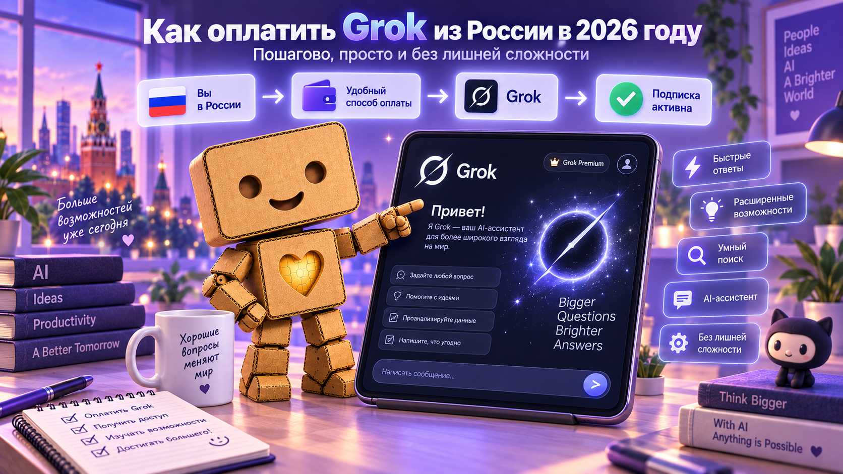 Как оплатить Grok из России в 2026 году