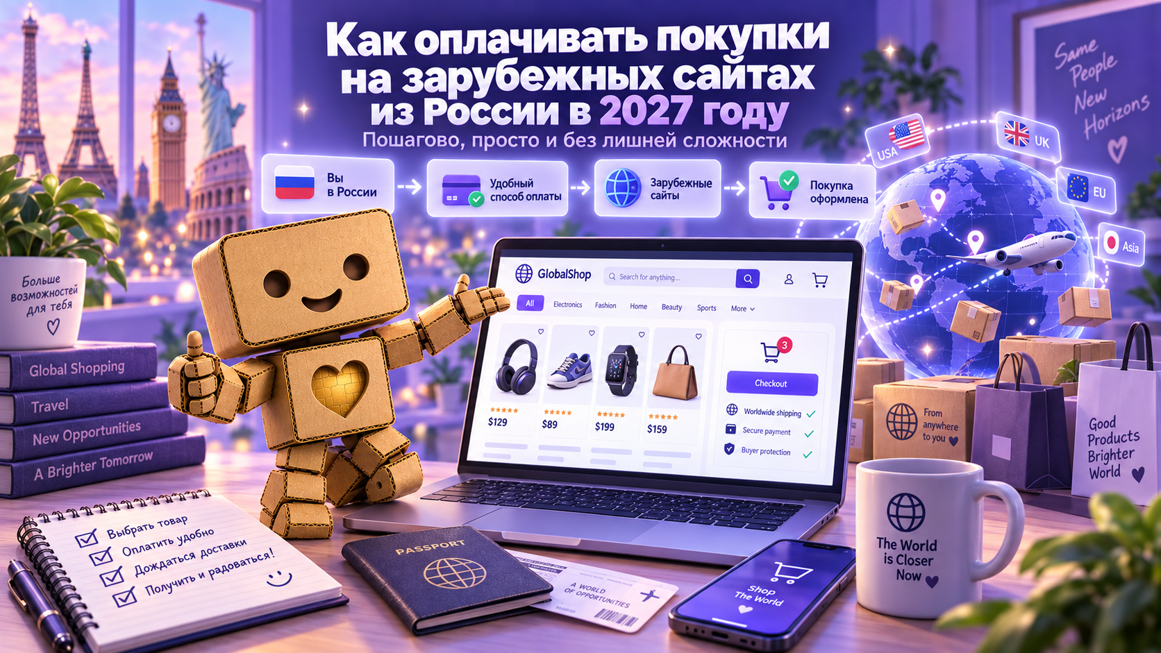 Как оплачивать покупки на зарубежных сайтах из России в 2027 году